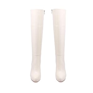 ⛳️cittera    Amazon.com | MIRAAZZURRA Women Knee High Boots Platform